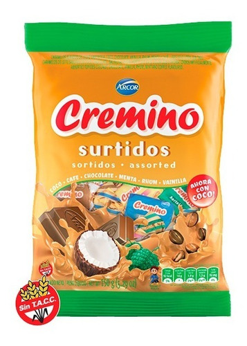 CARAMELOS CREMINO SURTIDO 940 GRS